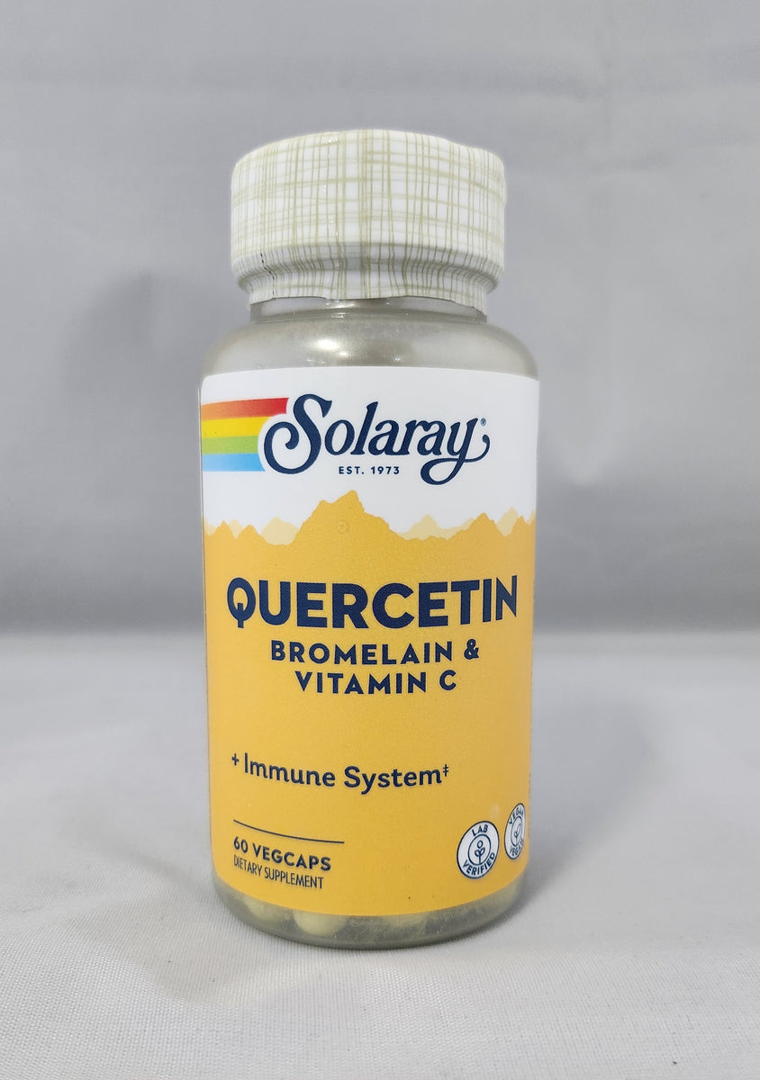 Quercetin with Bromelain and Vitamin C Health and Nutrition Plus Sterling