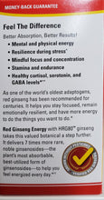 Load image into Gallery viewer, Red Ginseng Energy 30 cap
